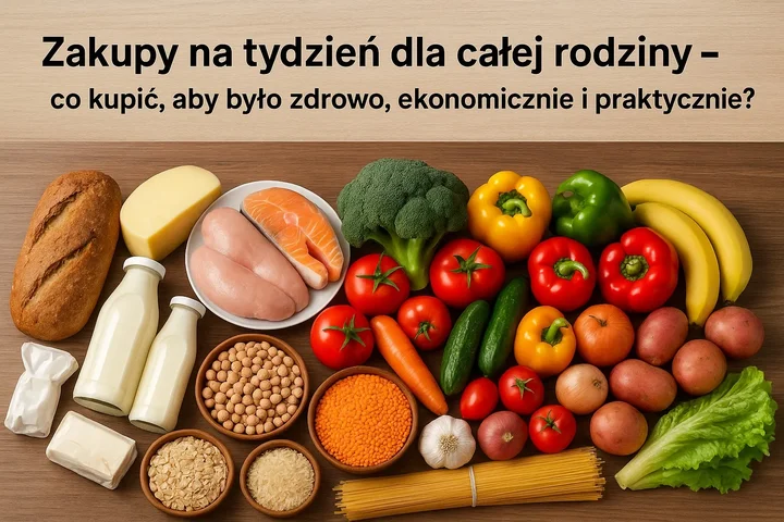 Zakupy na tydzień dla całej rodziny – co kupić, aby było zdrowo, ekonomicznie i praktycznie?