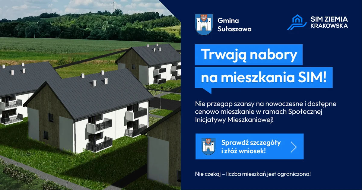 Nowe mieszkania pod Krakowem czekają na chętnych. Trwa nabór do inwestycji SIM w Wielmoży