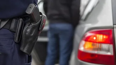 Kierowca porzucił Audi i uciekał pieszo. Dwie interwencje w powiecie krakowskim