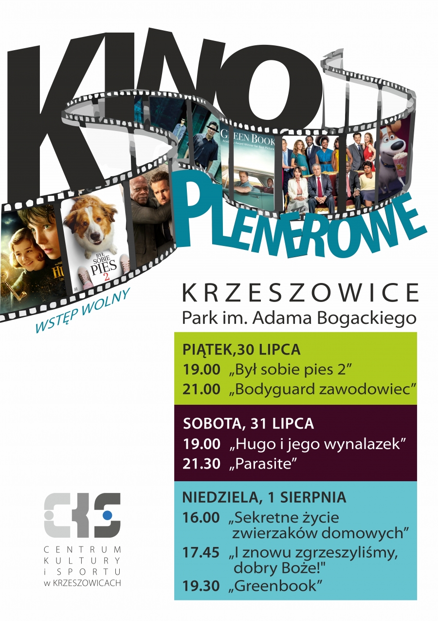 Plenerowe kino w Krzeszowicach - w ten weekend!