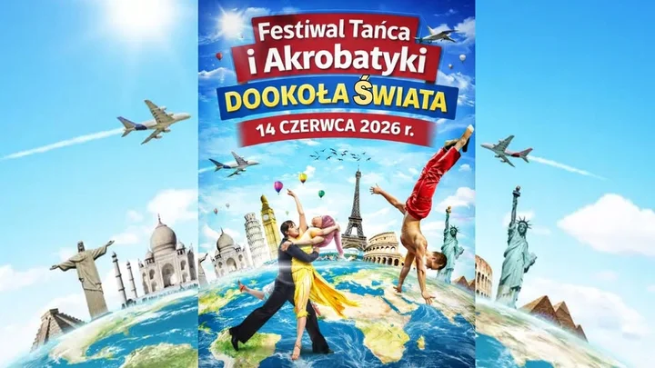 Grafika promocyjna wydarzenia Festiwal Tańca i Akrobatyki 2026r — pokaz kończący sezon DanceArt 2025/2026