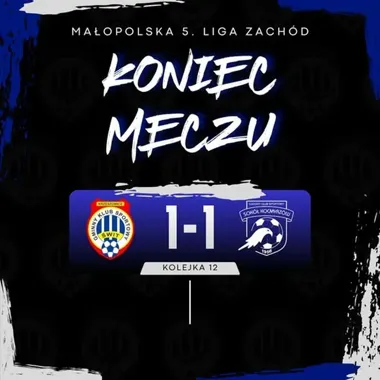 Świt Krzeszowice – Sokół Kocmyrzów 1:1 w 12. kolejce