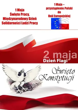 Majowe dni z flagą i konstytucją - krótki przewodnik po świętach, które łączą