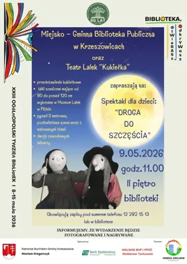 Lalki, światła i bajkowa scena - w bibliotece rusza "Droga do szczęścia