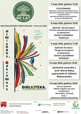 W Krzeszowicach biblioteka szykuje tydzień, który nie skończy się na książkach