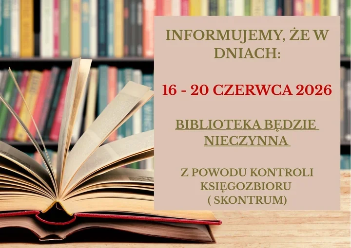 Biblioteka na pięć dni znika z mapy - wchodzi kontrola księgozbioru