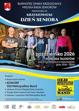 Grafika promocyjna wydarzenia Krzeszowicki Dzień Seniora